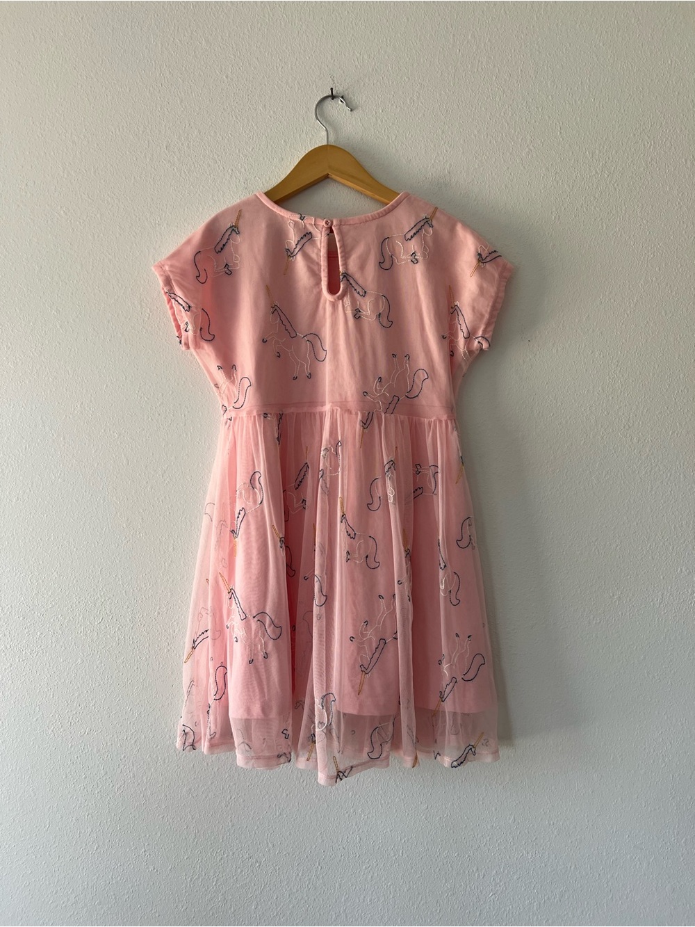 HANNA ANDERSSON | Tulle Embroidered Unicorns Dress | 10 - Picture 3 of 3